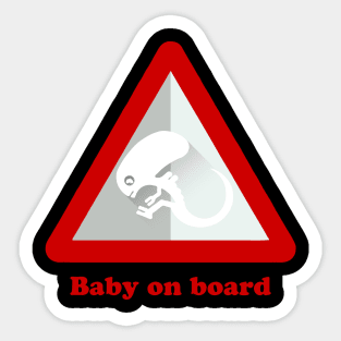 Baby Alien On Board Sticker